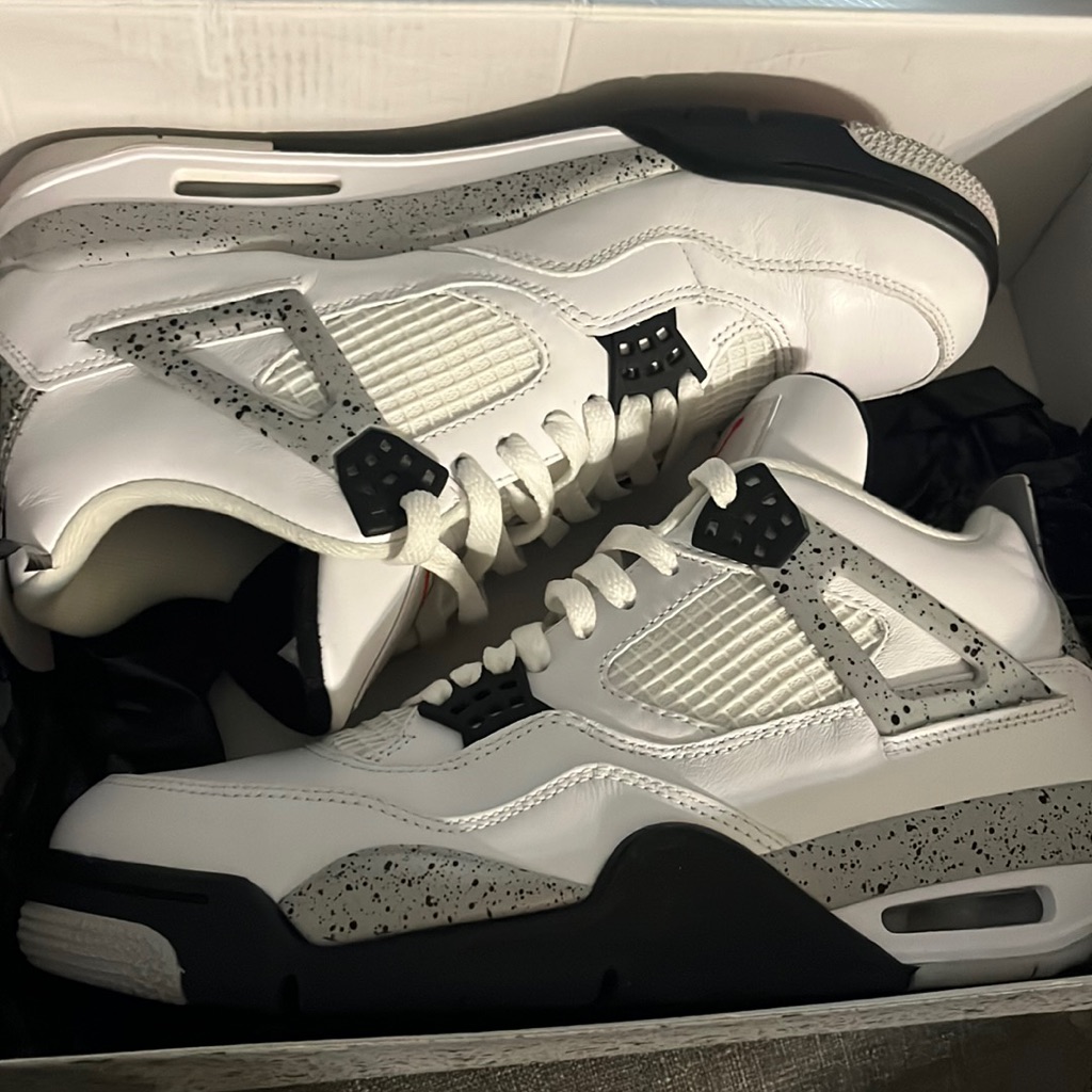 Air Jordan 4 Retro Og White Cement